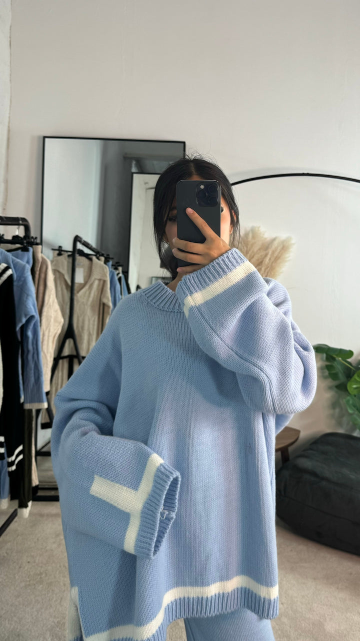 Noimie - Contrast Hem Lounge Set