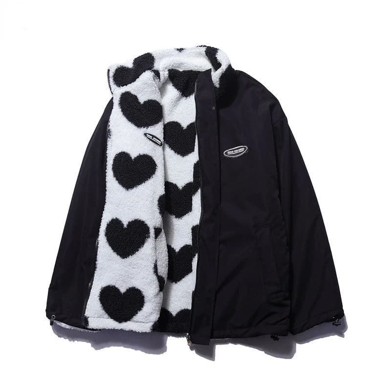 Karrie - Heart-Lined Reversible Jacket