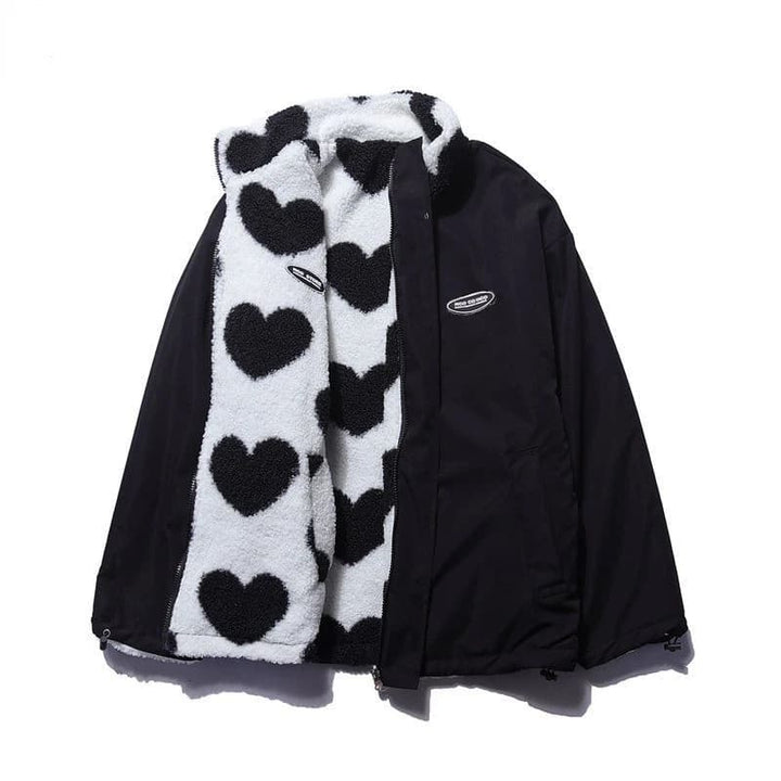 Karrie - Heart-Lined Reversible Jacket