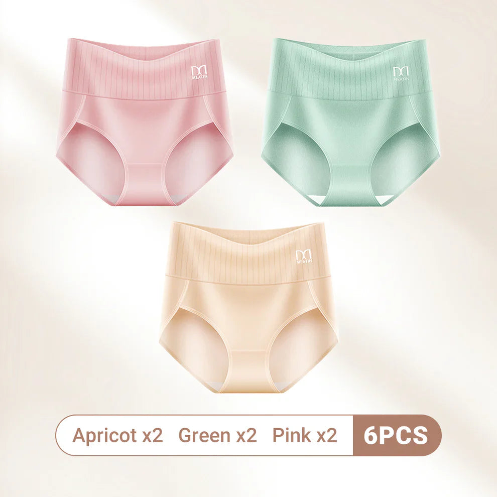Slimfit | High-waisted Tummy Control Underwear (Pack of 6)