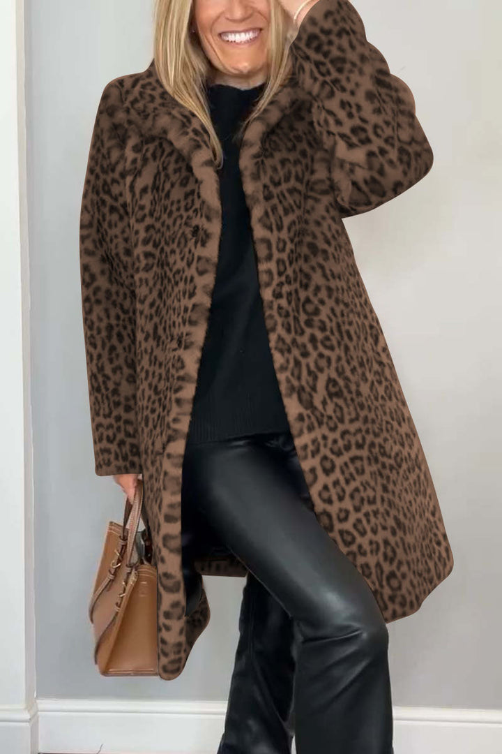 Sharmaine - Leopard Print Coat