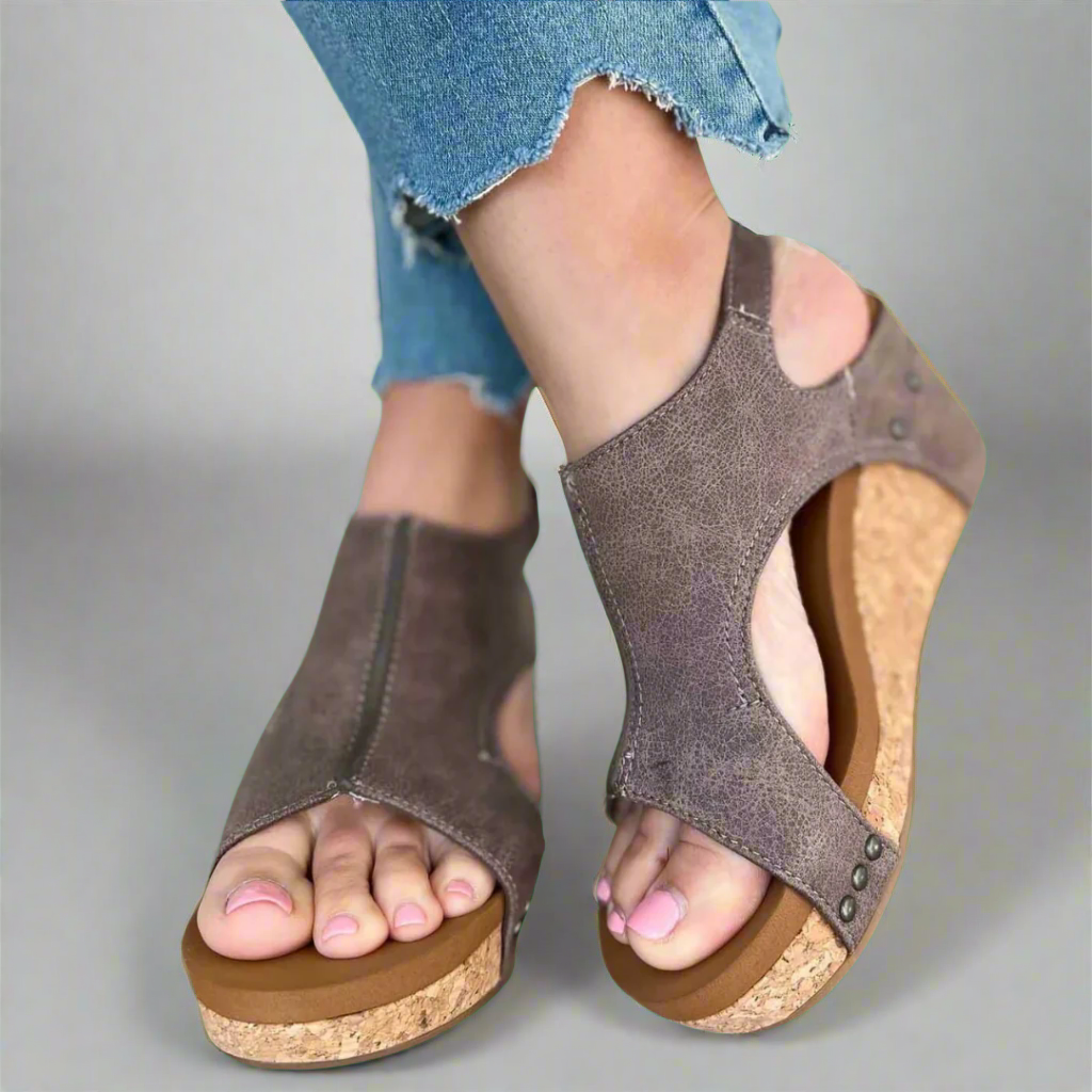 Handcrafted orthopedic sandals