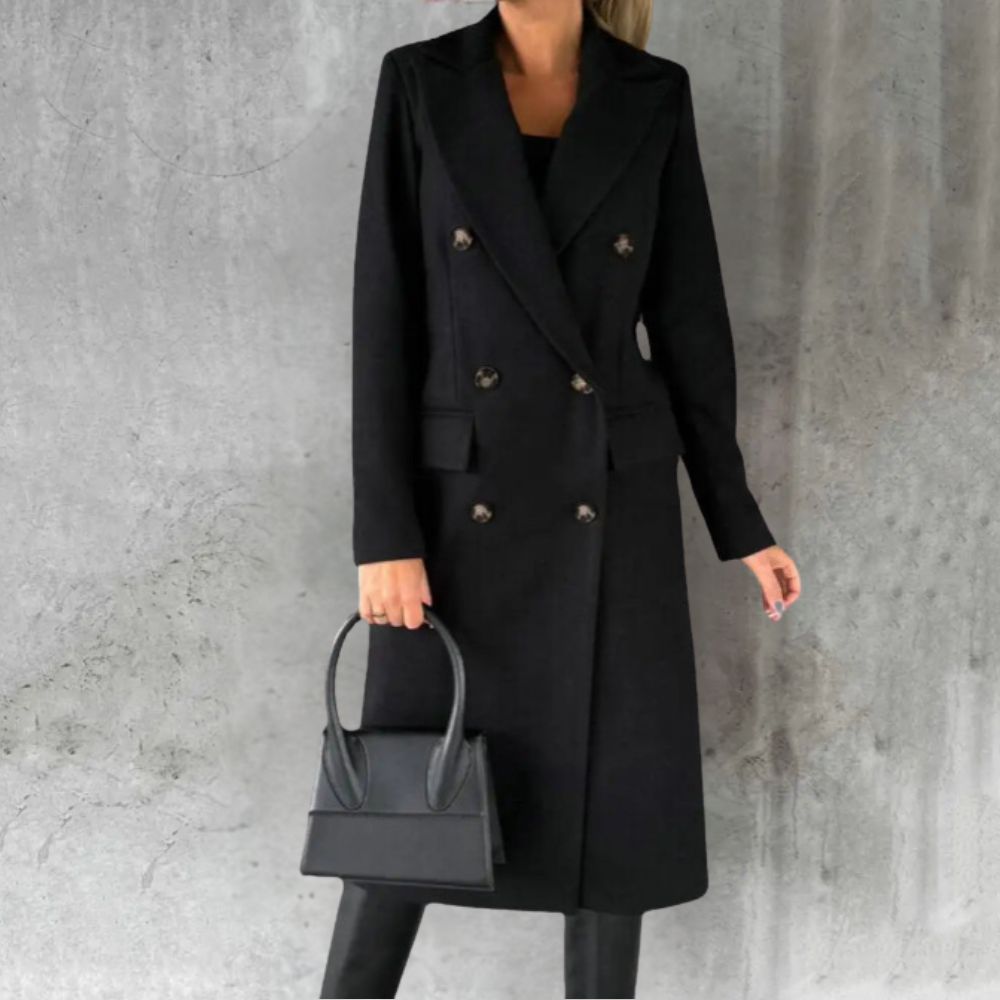 Genevieve - Timeless Double-Breasted Coat