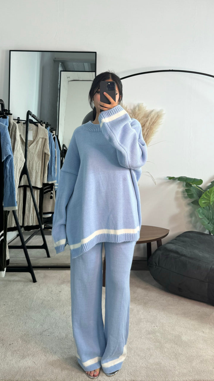 Noimie - Contrast Hem Lounge Set