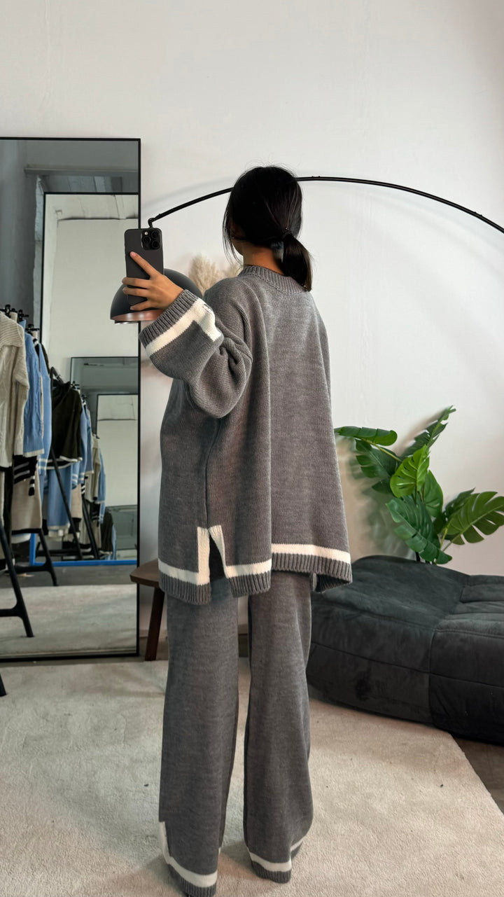 Noimie - Contrast Hem Lounge Set