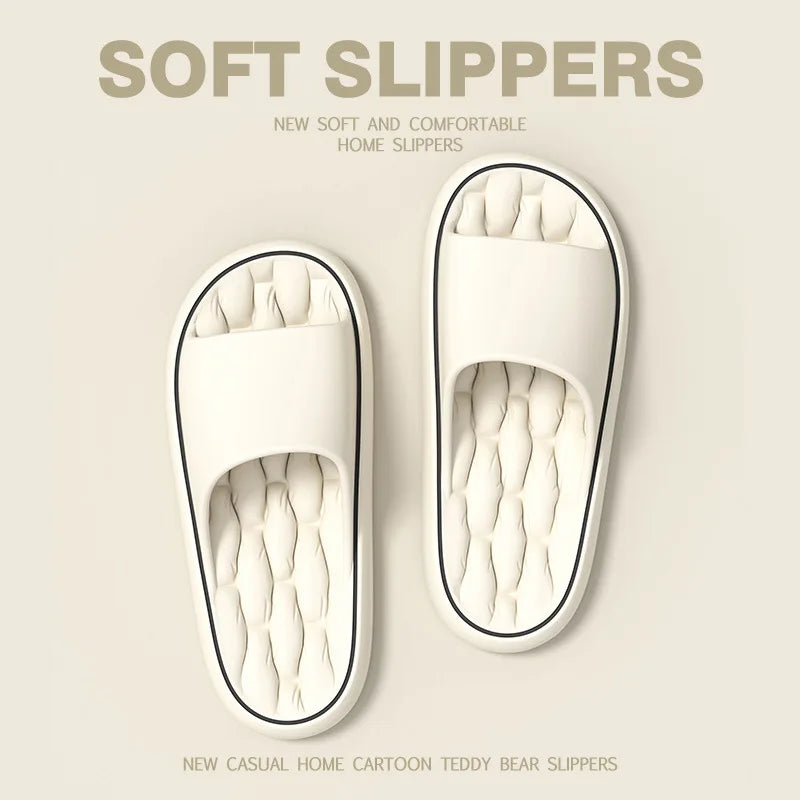 Super light soft slippers elastic EVA Flip-Flops