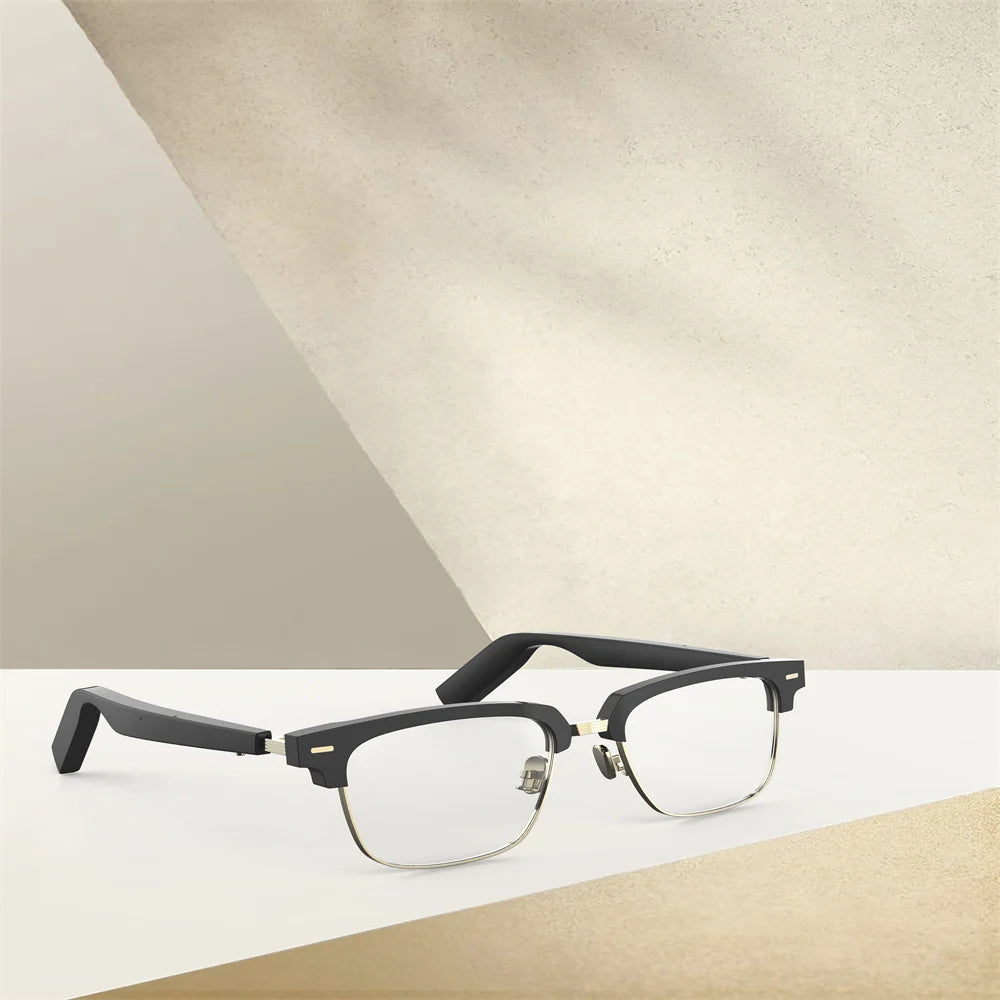 Smart Bluetooth glasses with mic, speakers, and hands-free calling