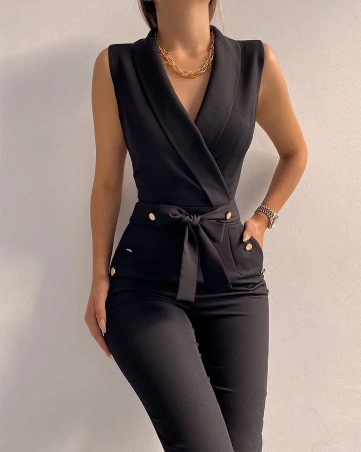 Summer Women's Sleeveless Jumpsuit
