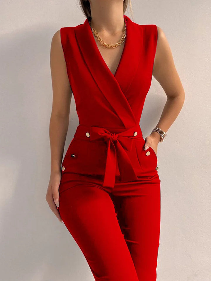 Summer Women's Sleeveless Jumpsuit