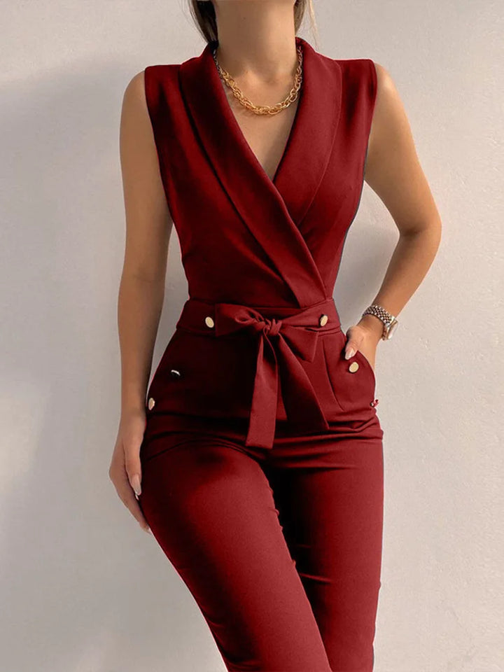 Summer Women's Sleeveless Jumpsuit