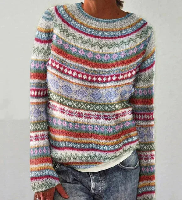 Izzel - Cozy Fair Isle Sweater