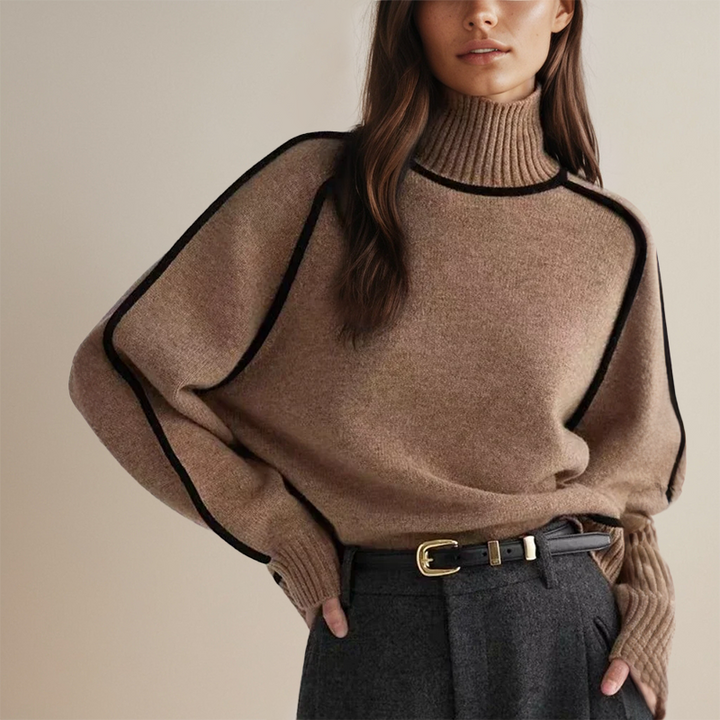 Amalia - Stylish Turtleneck Sweater