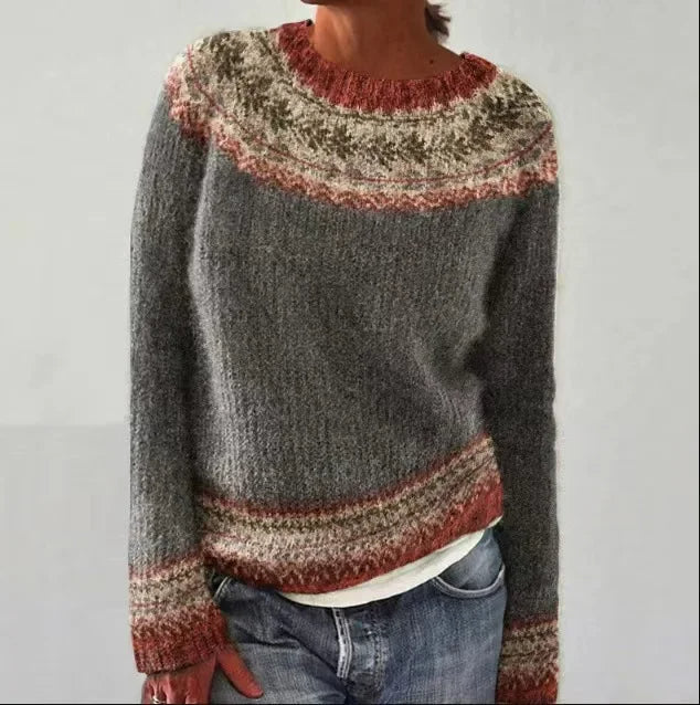 Izzel - Cozy Fair Isle Sweater