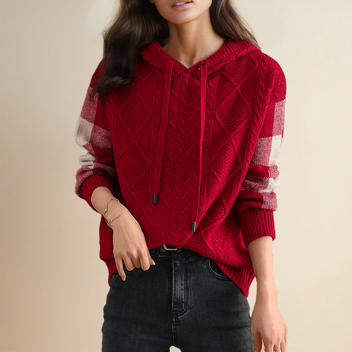 Valeria - Stylish Cable Knit Sweater