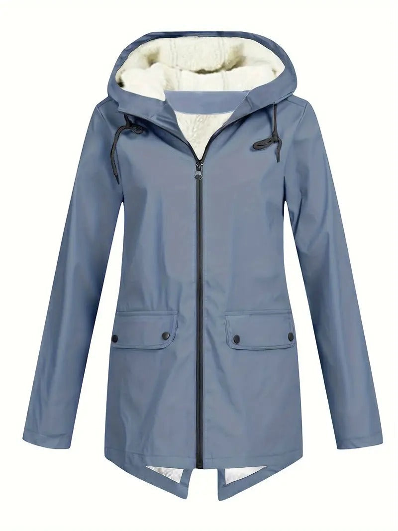 Claira - Hooded Zipper Jacket