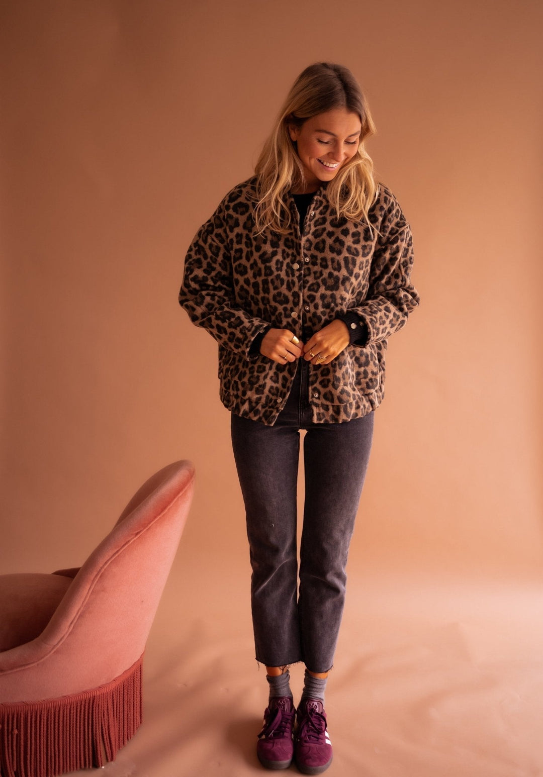 The leopard bomber jacket