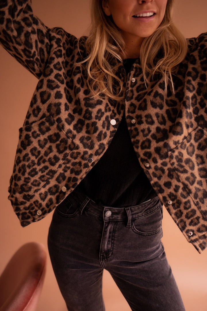 The leopard bomber jacket