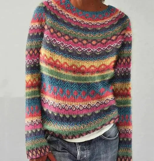 Izzel - Cozy Fair Isle Sweater